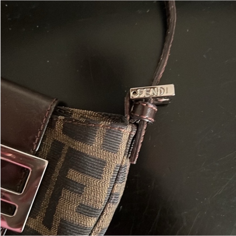 Fendi Zucca Canvas FF Logo Mini Croissant Bag | Vintage & Rare | Priced to Sell - Picture 6 of 17